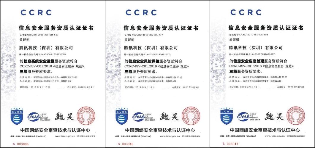 科普中国网络安全审查技术与认证中心颁发的ccrc信息安全服务资质是